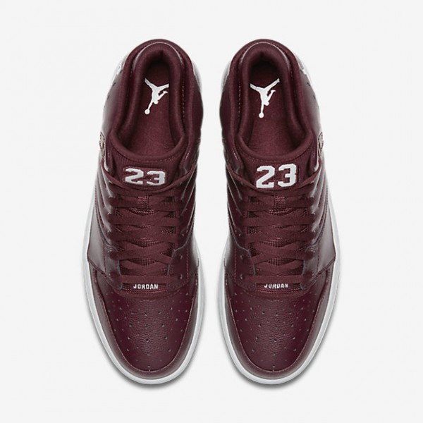Nike Jordan 1 Flight 4 Outdoor Schuhe Herren Bordeaux Platin 825-43975