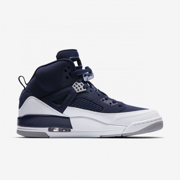 Nike Jordan Spizike Outdoor Schuhe Herren Navy Weiß Grau Metallic Silber 306-46841