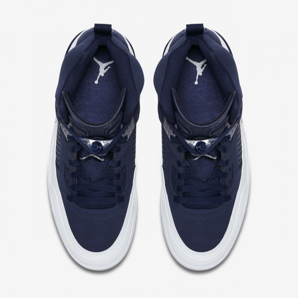 Nike Jordan Spizike Outdoor Schuhe Herren Navy Weiß Grau Metallic Silber 306-46841
