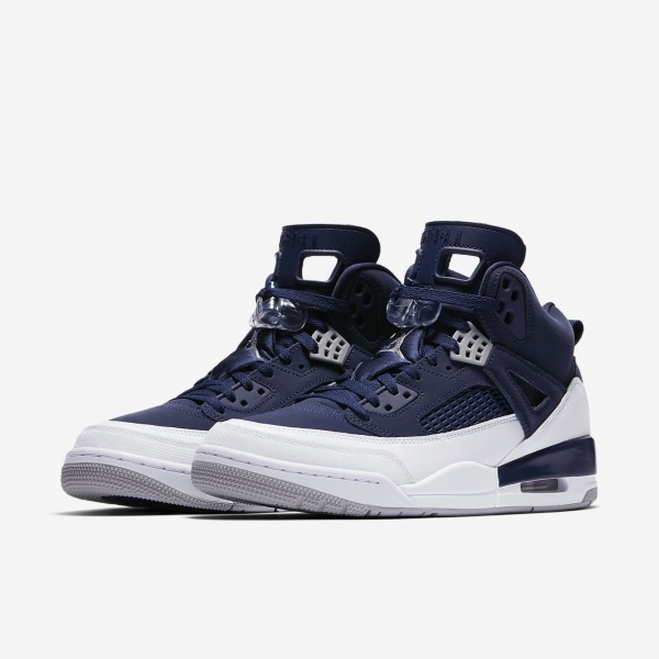 Nike Jordan Spizike Outdoor Schuhe Herren Navy Weiß Grau Metallic Silber 306-46841