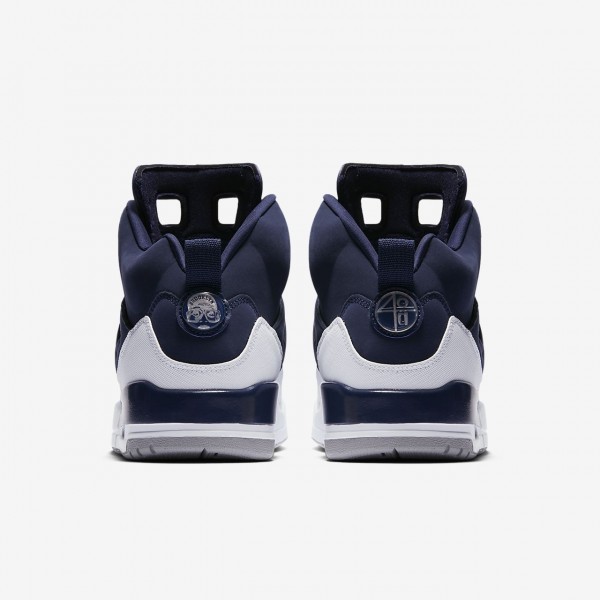 Nike Jordan Spizike Outdoor Schuhe Herren Navy Weiß Grau Metallic Silber 306-46841