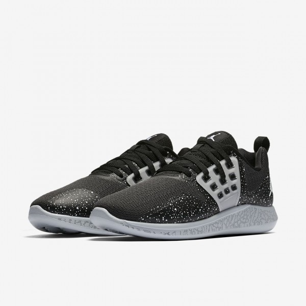 Nike Jordan Grind Laufschuhe Herren Schwarz Grau Weiß 233-96742