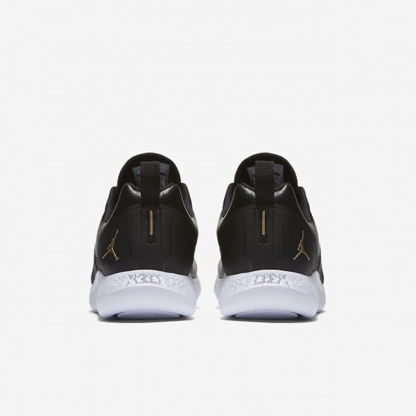 Nike Jordan Grind Laufschuhe Herren Schwarz Weiß Metallic Gold 570-85395