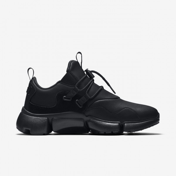 Nike Pocket Knife Dm Leder Freizeitschuhe Herren Schwarz 145-54123
