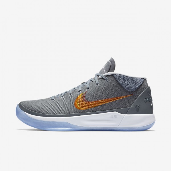 Nike Kobe A.D. Basketballschuhe Herren Silber Oran...