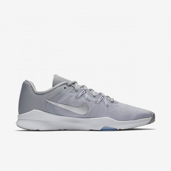 Nike Zoom Condition Tr 2 Trainingsschuhe Damen Grau Weiß Metallic Silber 516-63005