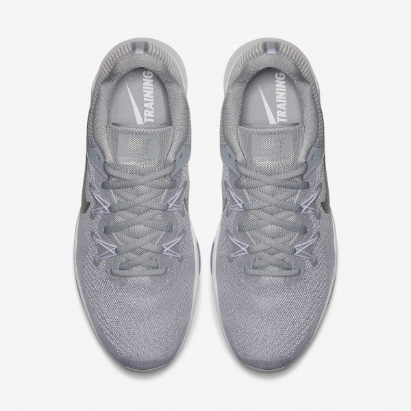 Nike Zoom Condition Tr 2 Trainingsschuhe Damen Grau Weiß Metallic Silber 516-63005