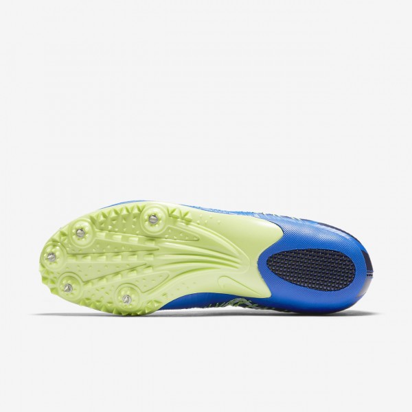 Nike Zoom Celar 5 Spike Schuhe Damen Blau Schwarz Grün Weiß 233-93647