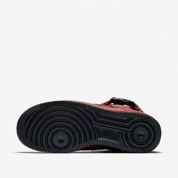 Nike Sf Air Force 1 Boots Damen Rot Schwarz 542-81848