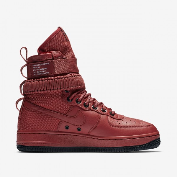 Nike Sf Air Force 1 Boots Damen Rot Schwarz 542-81848