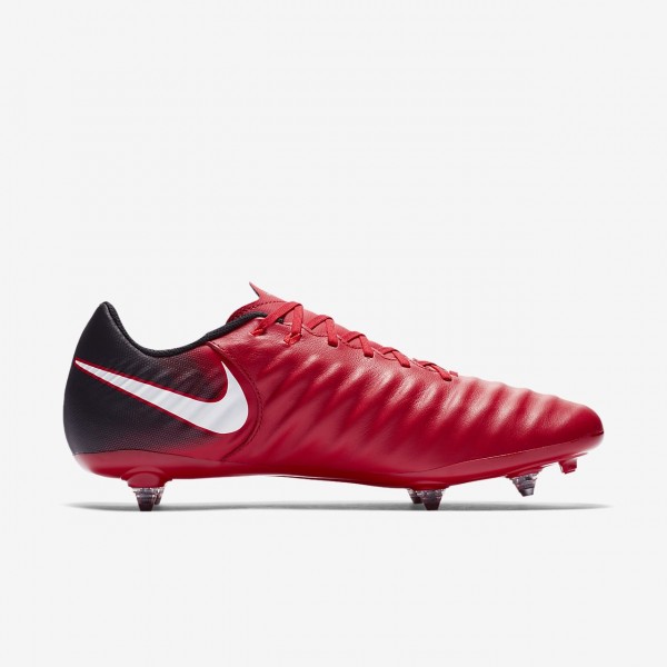 Nike Tiempo Ligera Iv Sg Fußballschuhe Damen Schwarz Rot Weiß 627-81061