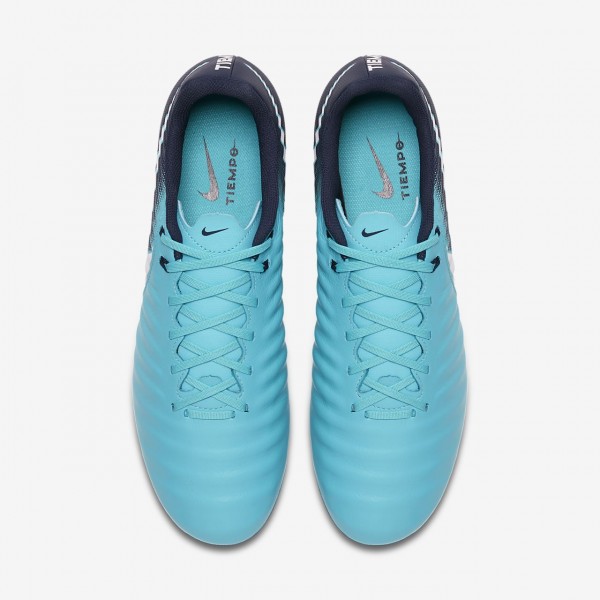 Nike Tiempo Ligera Iv Ag-pro Fußballschuhe Damen Blau Obsidian Weiß 939-53098