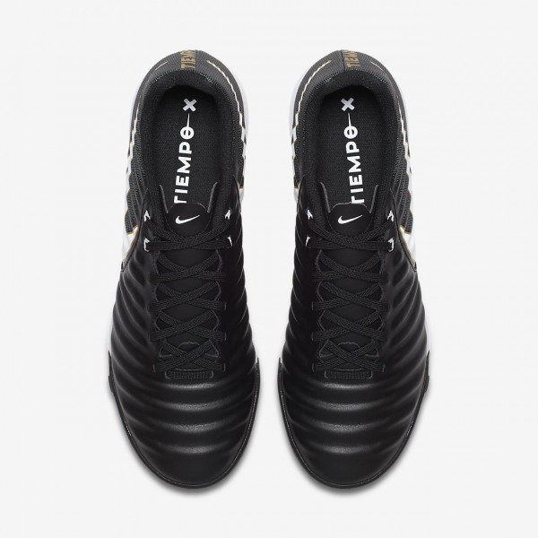 Nike Tiempox Ligera Iv Tf Fußballschuhe Damen Schwarz Weiß 624-71438