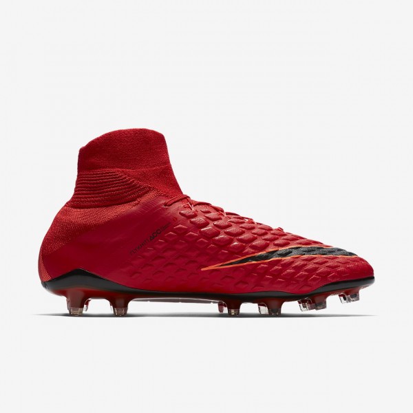 Nike Hypervenom Phantom 3 Df Fg Fußballschuhe Herren Rot Schwarz 212-19520