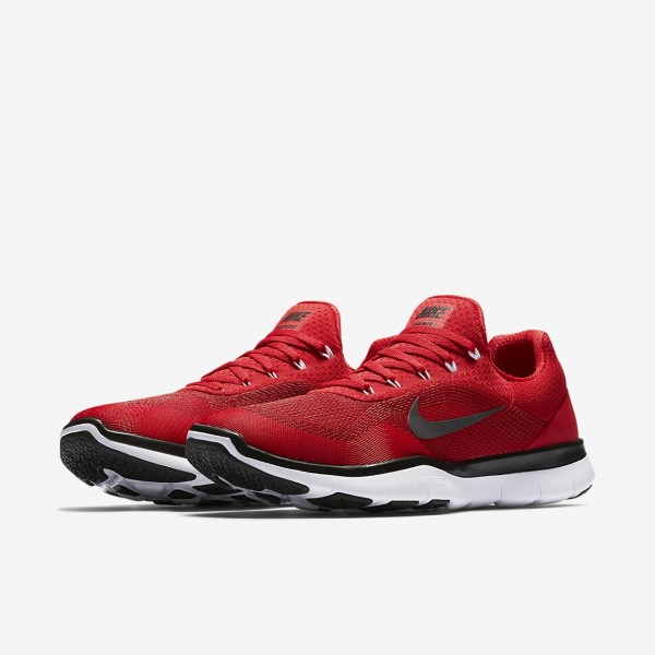 Nike Free Trainer V7 Trainingsschuhe Herren Rot Weiß Schwarz 845-86633