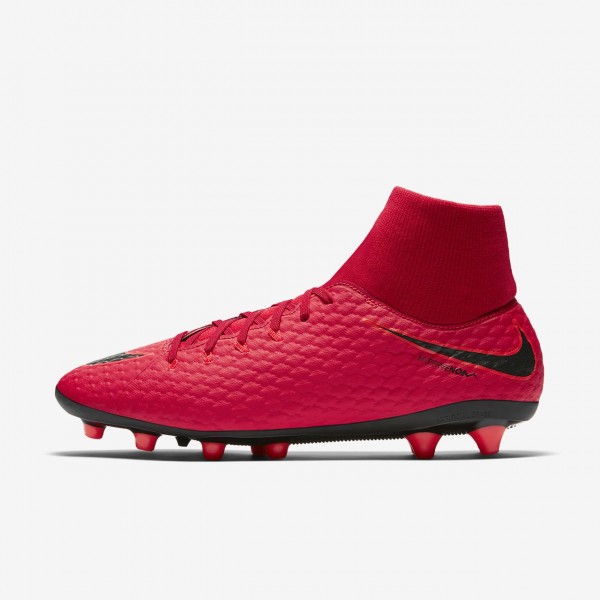 Nike Hypervenom Phelon 3 Dynamic Fit Ag-pro Fußballschuhe Herren Rot Schwarz 218-30497