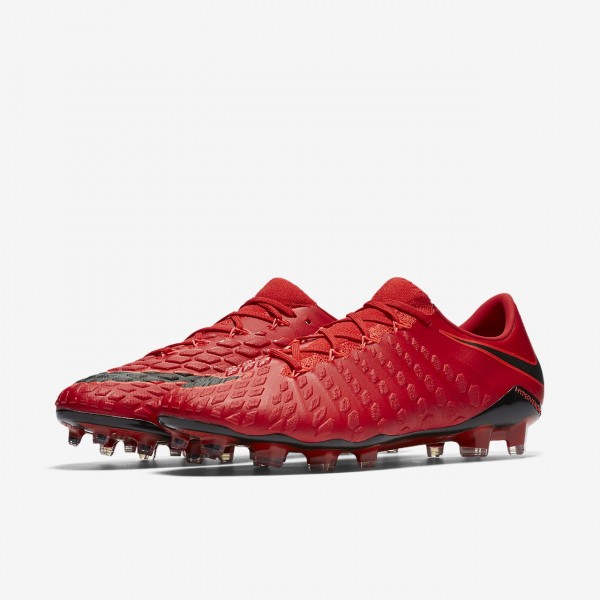 Nike Hypervenom Phantom 3 Fg Fußballschuhe Herren Rot Schwarz 820-95466