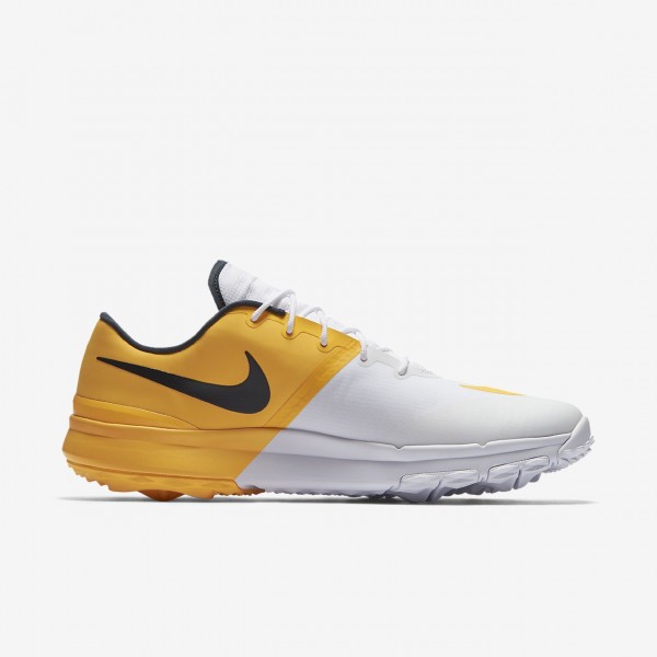 Nike Fi Flex Golfschuhe Herren Weiß Navy Orange 494-32726