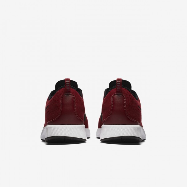 Nike Dualtone Racer Premium Freizeitschuhe Herren Rot Weiß Schwarz 673-42789