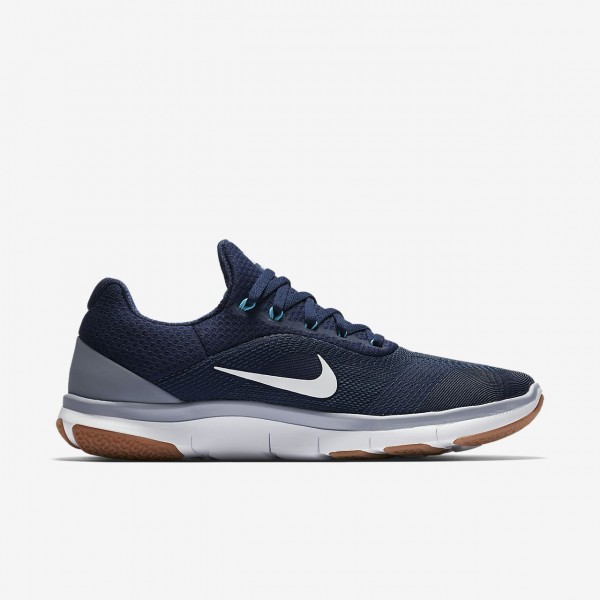 Nike Free Trainer V7 Trainingsschuhe Herren Blau Grau Weiß 828-55287
