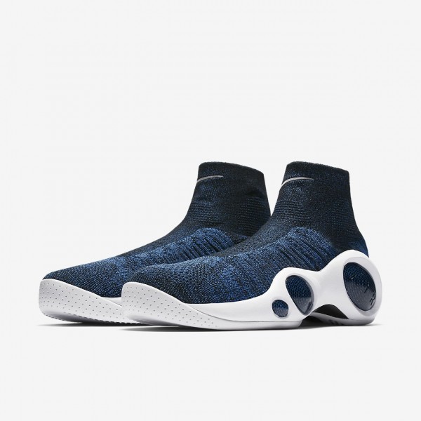 Nike Flight Bonafide Freizeitschuhe Herren Blau Weiß Schwarz 428-99299