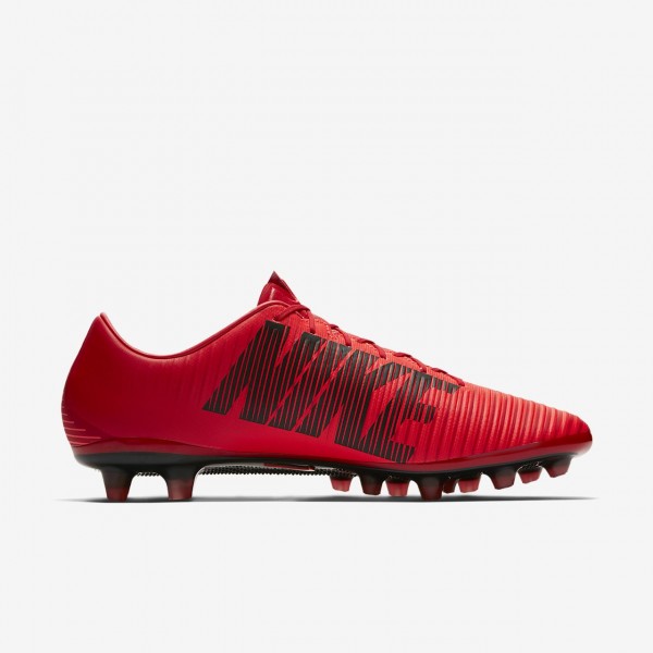Nike Mercurial Veloce III Ag-pro Fußballschuhe Damen Rot Schwarz 561-21094