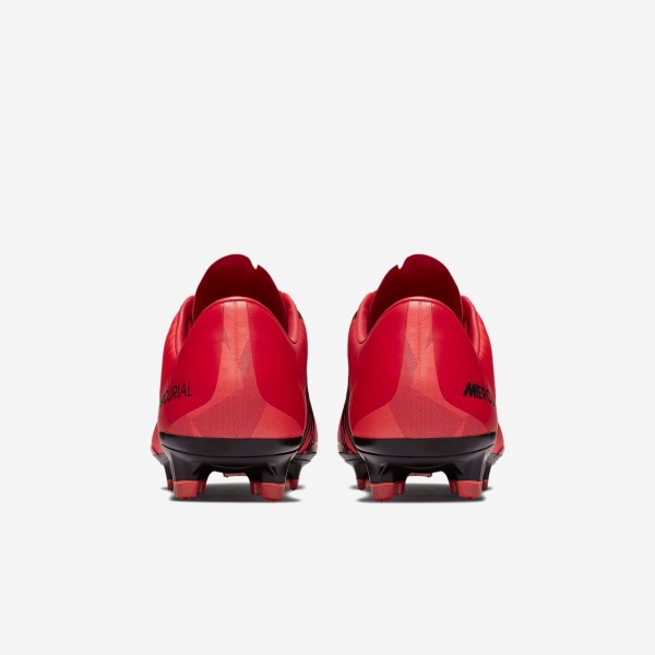 Nike Mercurial Vapor XI Fg Fußballschuhe Damen Rot Schwarz 282-14838