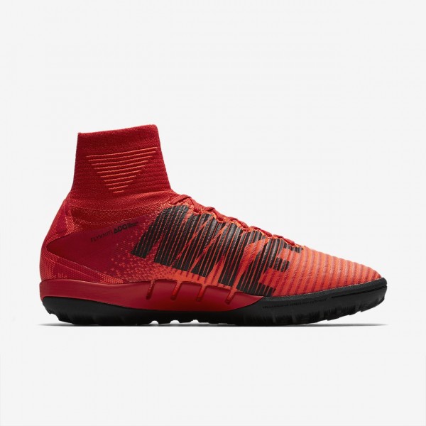 Nike Mercurialx Proximo II Tf Fußballschuhe Damen Rot Schwarz 345-49452