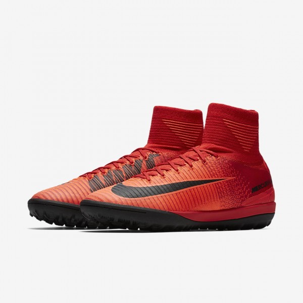Nike Mercurialx Proximo II Tf Fußballschuhe Damen Rot Schwarz 345-49452