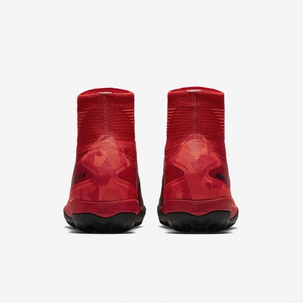 Nike Mercurialx Proximo II Tf Fußballschuhe Damen Rot Schwarz 345-49452
