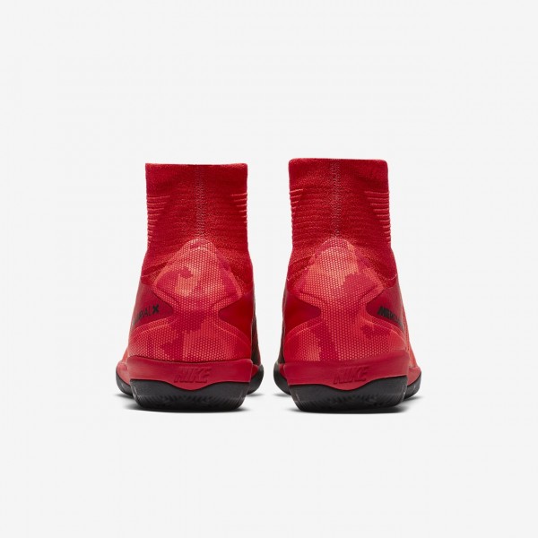 Nike Mercurialx Proximo II Ic Fußballschuhe Damen Rot Schwarz 627-28880