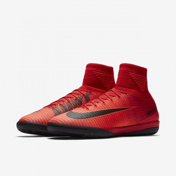 Nike Mercurialx Proximo II Ic Fußballschuhe Damen Rot Schwarz 627-28880