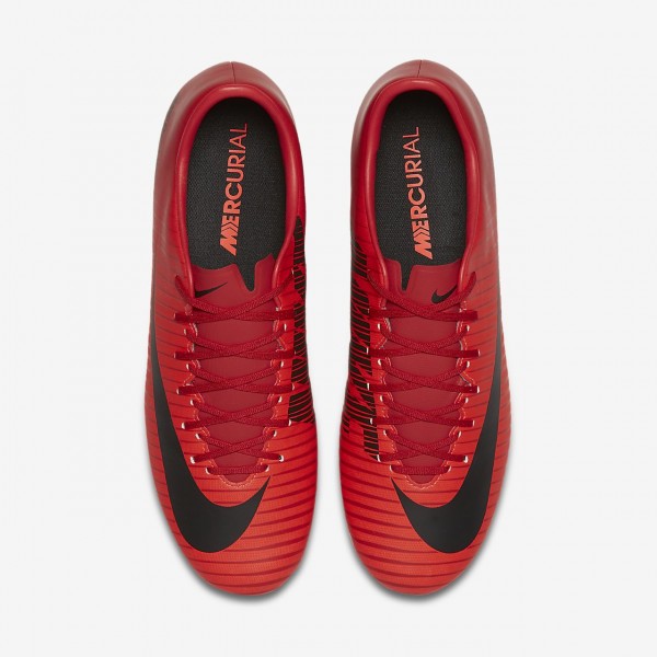 Nike Mercurial Victory VI Fg Fußballschuhe Damen Rot Schwarz 904-79567