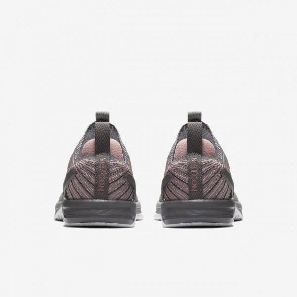 Nike Metcon Dsx Flyknit 2 Trainingsschuhe Damen Silber Pink Weiß 754-41128