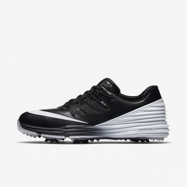 Nike Lunar Control 4 Golfschuhe Damen Schwarz Grau Weiß 594-75095