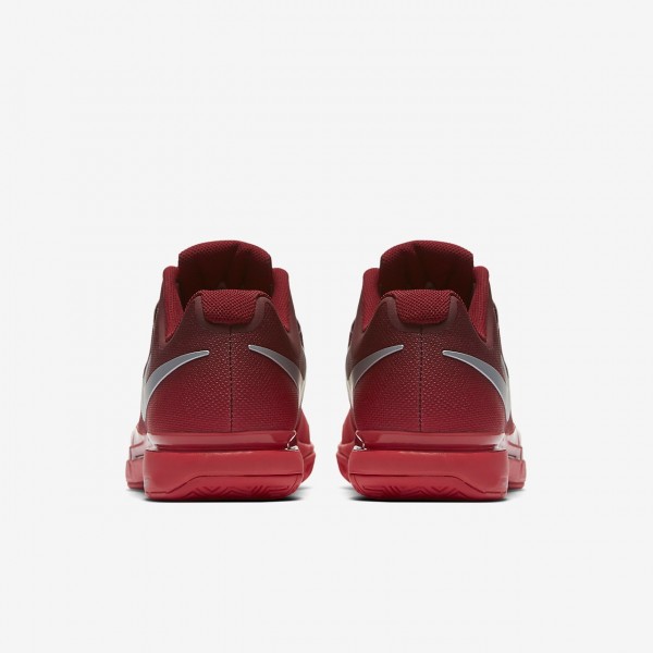 Nike Court Zoom Vapor 9 5 Tour Tennisschuhe Herren Rot Metallic Silber 621-45575