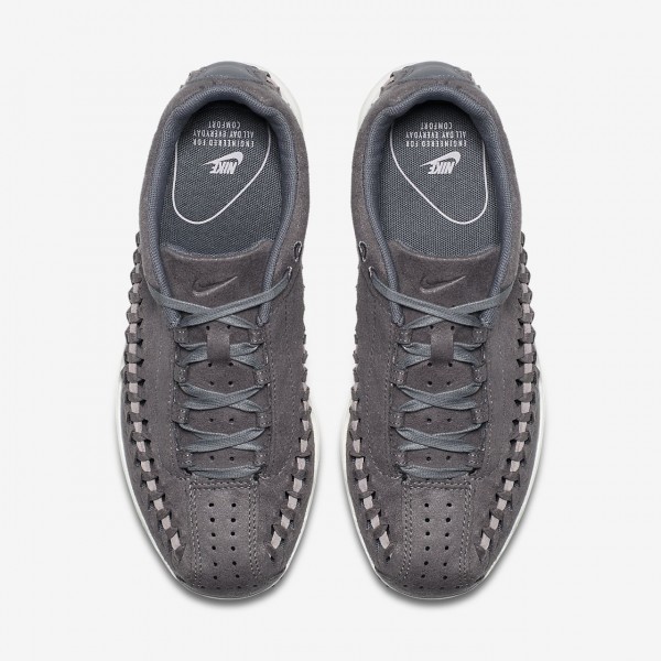 Nike Mayfly Woven Freizeitschuhe Damen Weiß Rosa Weiß 508-64897