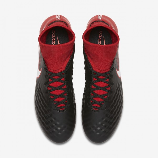 Nike Magista Onda II Dynamic Fit Fg Fußballschuhe Damen Schwarz Rot Weiß 990-52610