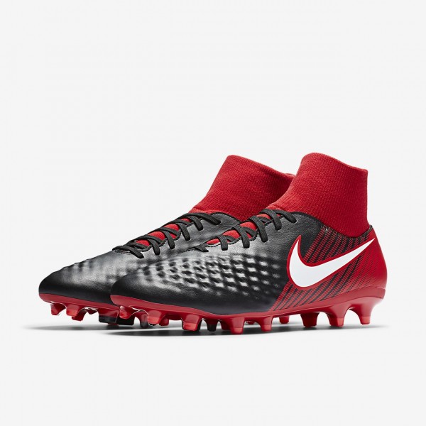Nike Magista Onda II Dynamic Fit Fg Fußballschuhe Damen Schwarz Rot Weiß 990-52610