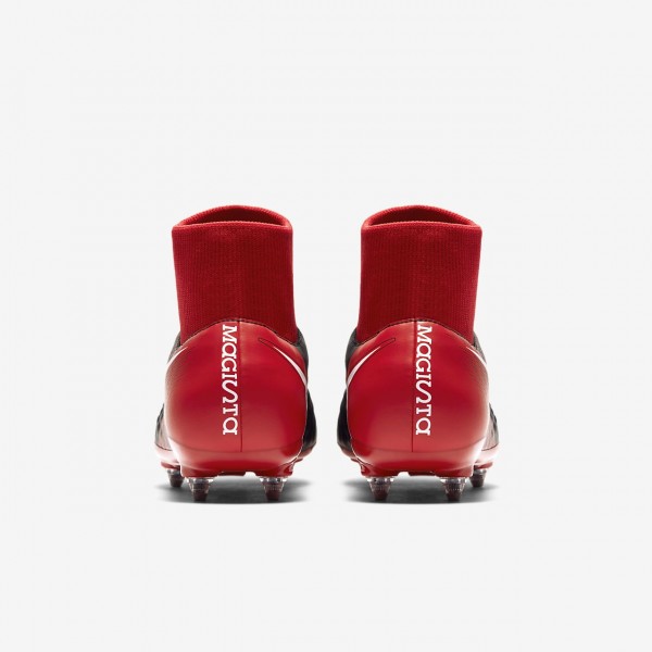 Nike Magista Onda II Dynamic Fit Sg Fußballschuhe Damen Schwarz Rot Weiß 230-96612