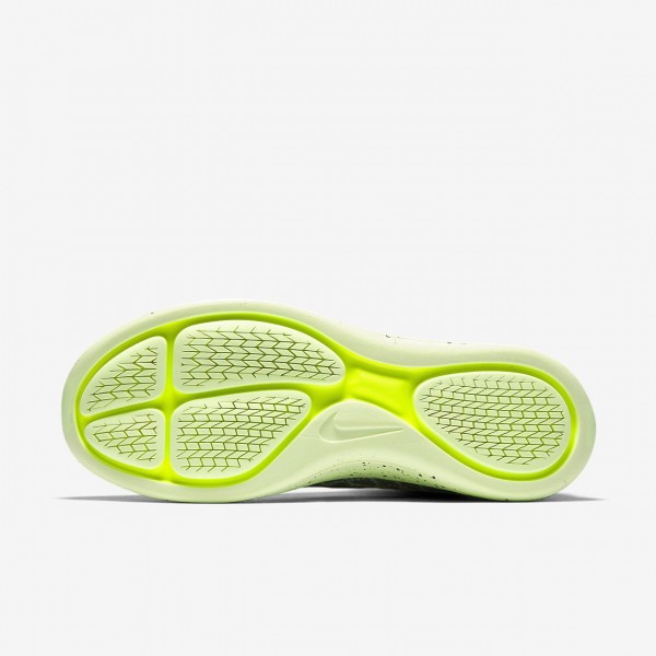 Nike Lunarepic Flyknit Shield Laufschuhe Damen Grau Grün Schwarz 108-43272