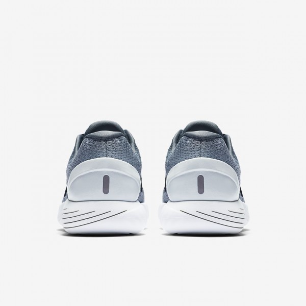 Nike Lunarglide 9 Laufschuhe Damen Grau Platin Weiß Schwarz 650-61659