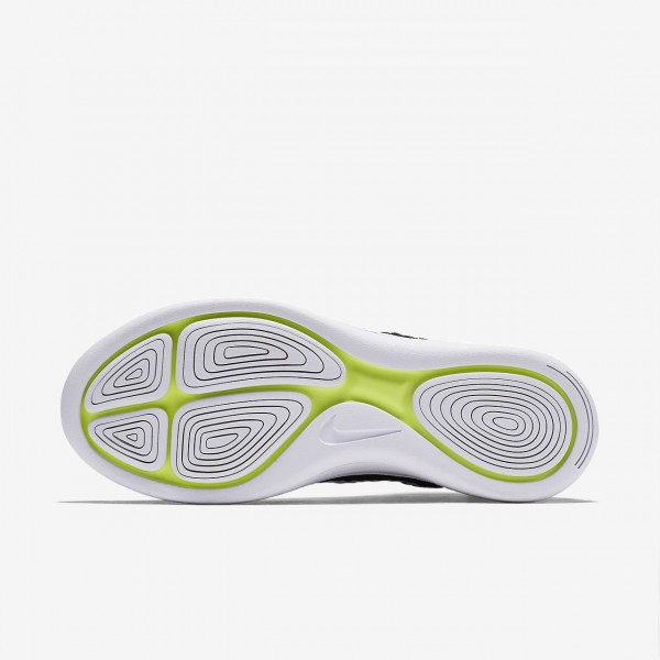 Nike Lunarepic Flyknit Laufschuhe Damen Schwarz Grün Weiß 197-72745