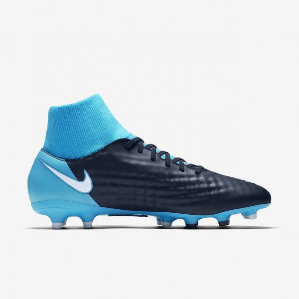 Nike Magista Onda II Dynamic Fit Fg Fußballschuhe Damen Obsidian Blau Weiß 450-66829