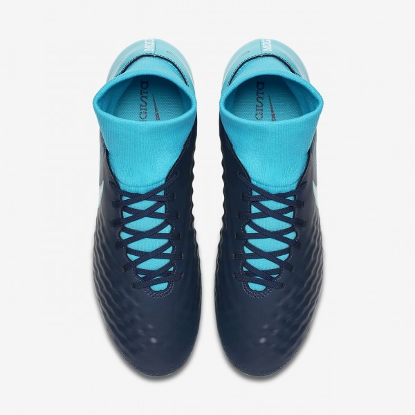 Nike Magista Onda II Dynamic Fit Ag-pro Fußballschuhe Damen Obsidian Blau Weiß 341-25527