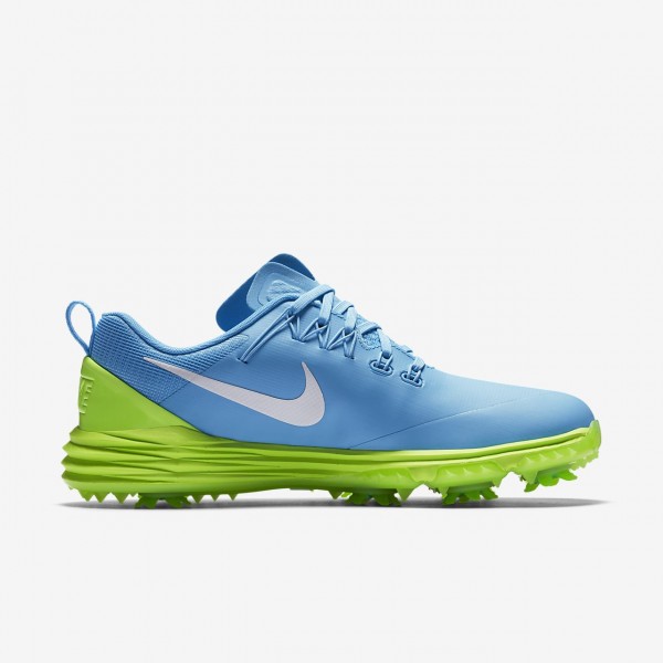 Nike Lunar Command 2 Golfschuhe Damen Blau Grün Weiß 414-26504