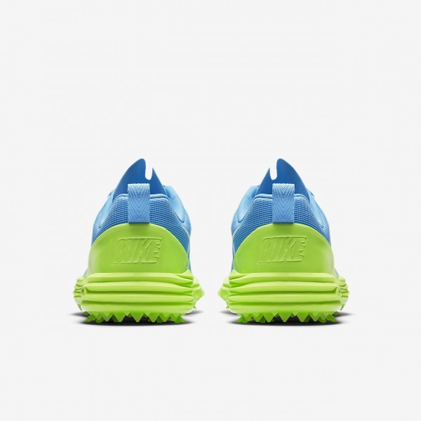 Nike Lunar Command 2 Golfschuhe Damen Blau Grün Weiß 414-26504
