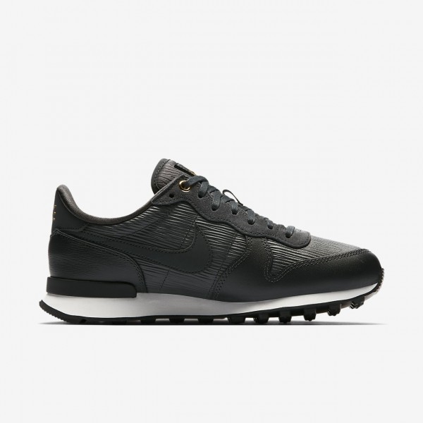 Nike Internationalist Premium Freizeitschuhe Damen Schwarz Weiß 385-50493