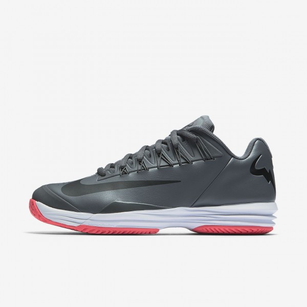 Nike Court Lunar Ballistec 1 5 Legend Tennisschuhe Herren Dunkelgrau Rot Weiß Schwarz 159-66479