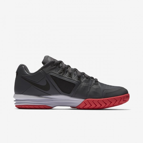 Nike Court Lunar Ballistec 1 5 Legend Tennisschuhe Herren Dunkelgrau Rot Weiß Schwarz 159-66479